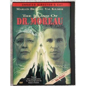 The Island of Dr. Moreau (DVD, 1996, Unrated) Val Kilmer, Marlon Brando